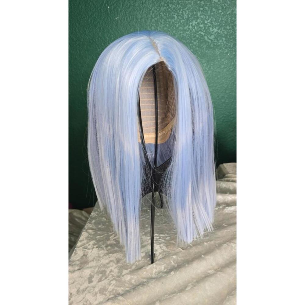 BRAND NEW! Blue Short Synthetic wig WITHOUT bangs